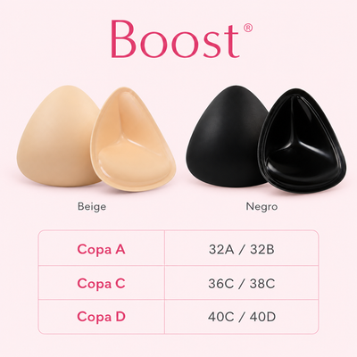 Boost®️ - Almohadilla Pegajosa Para Aumentar 2 Tallas Mas Tu Busto
