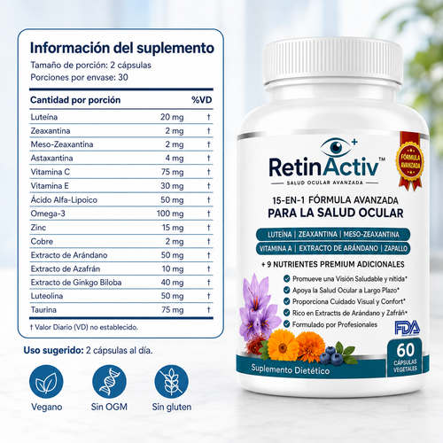 RetinActiv™ Fórmula Avanzada 15 en 1