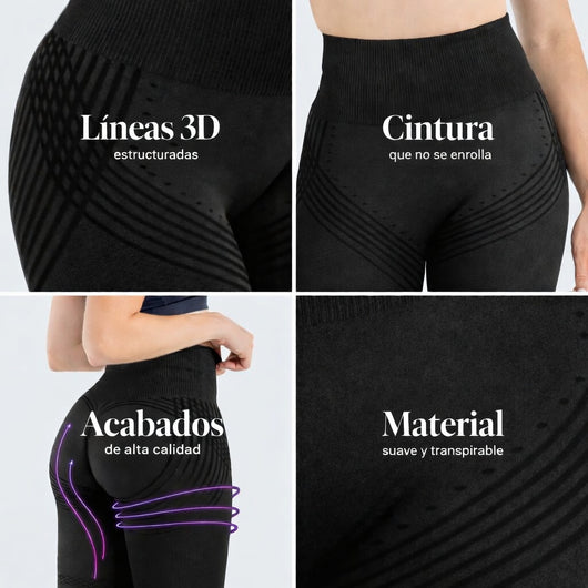 LeggCurve® | Leggings de Drenaje Linfático Anti-Celulitis 3D